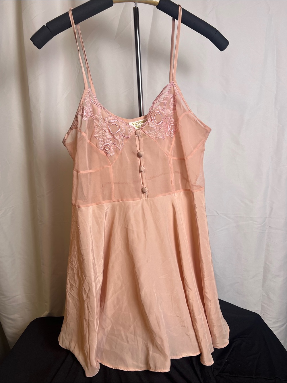 RARE Vintage 80s Victoria’s Secret Gold Label Slip Dress Made in England - Small